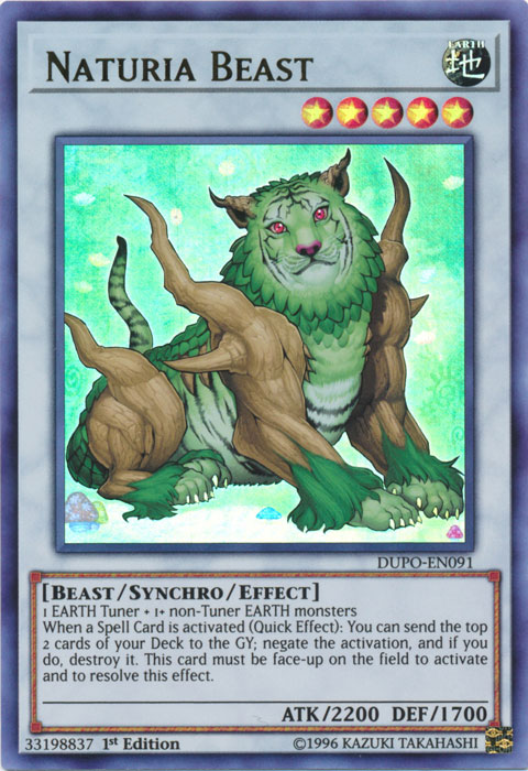 Naturia Beast [DUPO-EN091] Ultra Rare | Game Master's Emporium (The New GME)