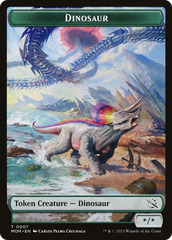 Treasure (20) // Dinosaur Double-Sided Token [March of the Machine Tokens] | Game Master's Emporium (The New GME)