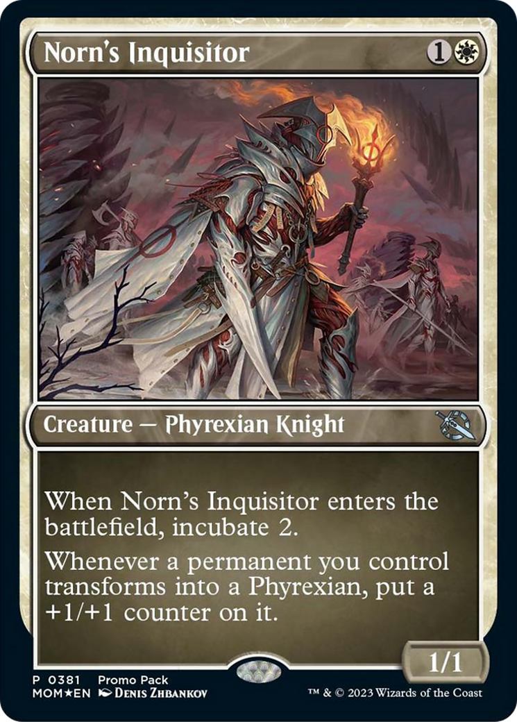 Norn's Inquisitor (Promo Pack) [March of the Machine Promos] | Game Master's Emporium (The New GME)