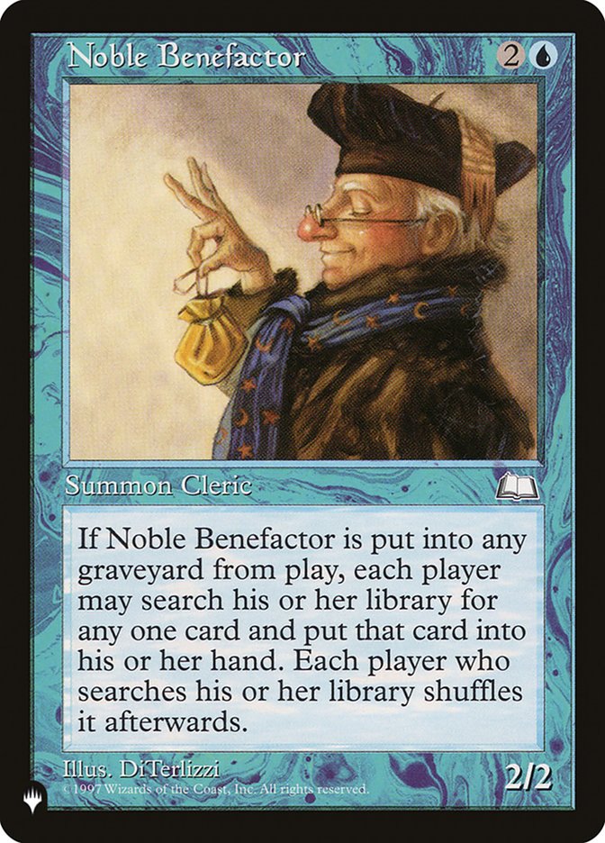 Noble Benefactor [The List] | Game Master's Emporium (The New GME)