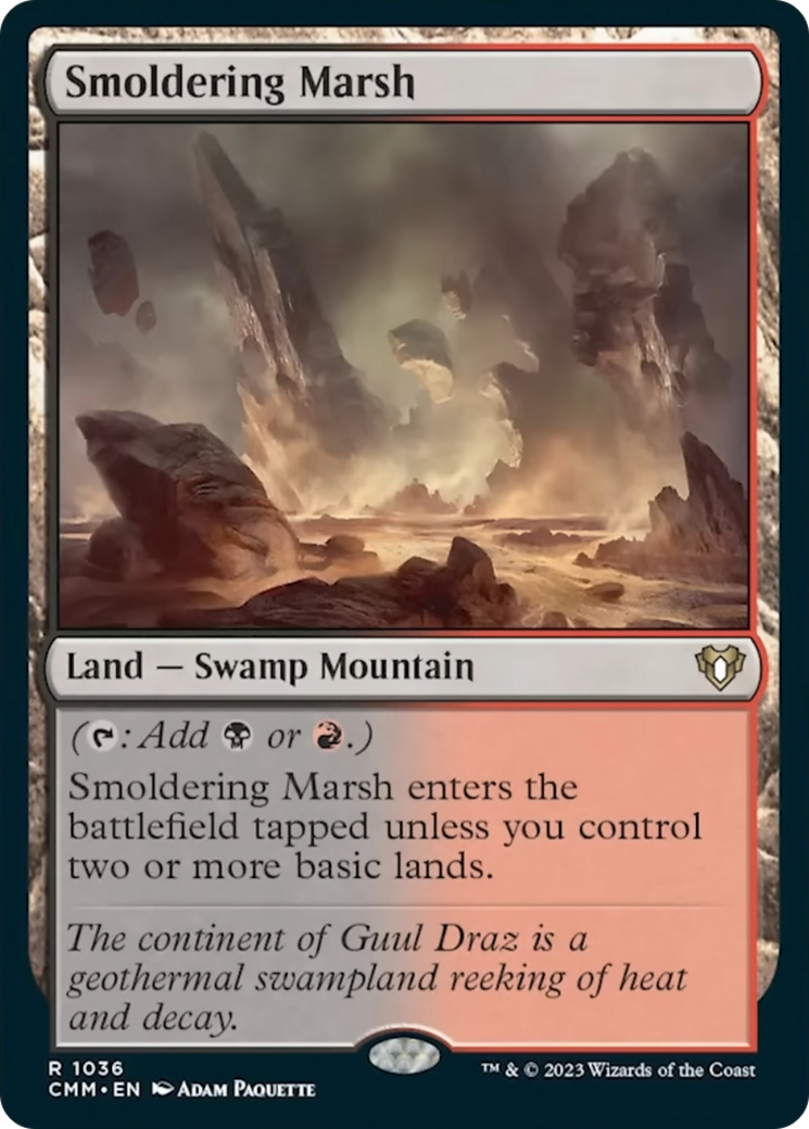 Smoldering Marsh [Commander Masters] | Game Master's Emporium (The New GME)