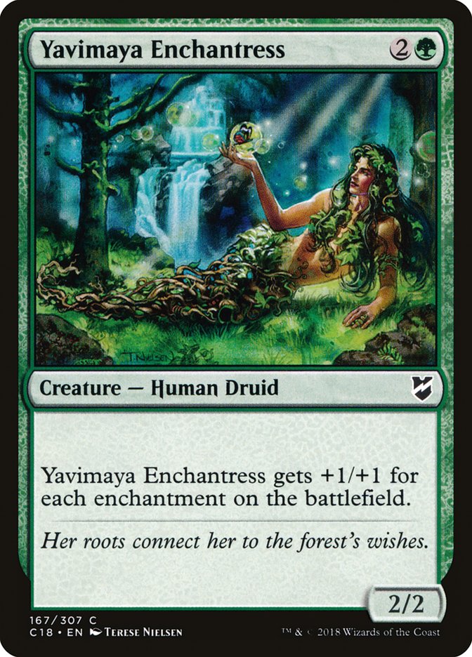 Yavimaya Enchantress [Commander 2018] | Game Master's Emporium (The New GME)