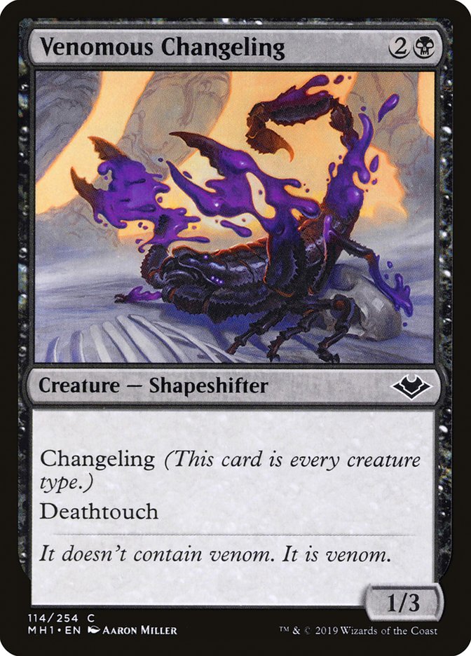 Venomous Changeling [Modern Horizons] | Game Master's Emporium (The New GME)