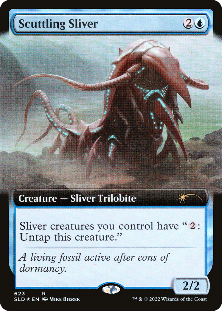 Scuttling Sliver (Extended Art) [Secret Lair Drop Promos] | Game Master's Emporium (The New GME)