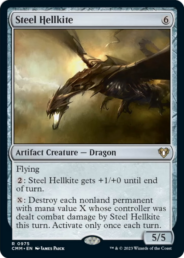 Steel Hellkite [Commander Masters] | Game Master's Emporium (The New GME)