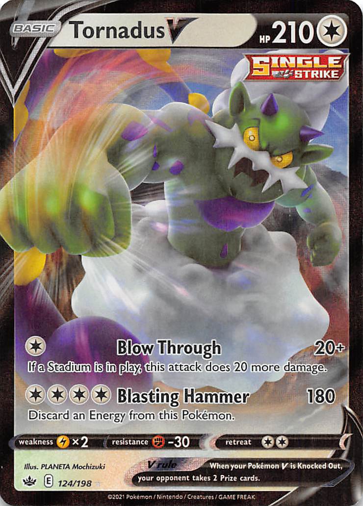 Tornadus V (124/198) [Sword & Shield: Chilling Reign] | Game Master's Emporium (The New GME)