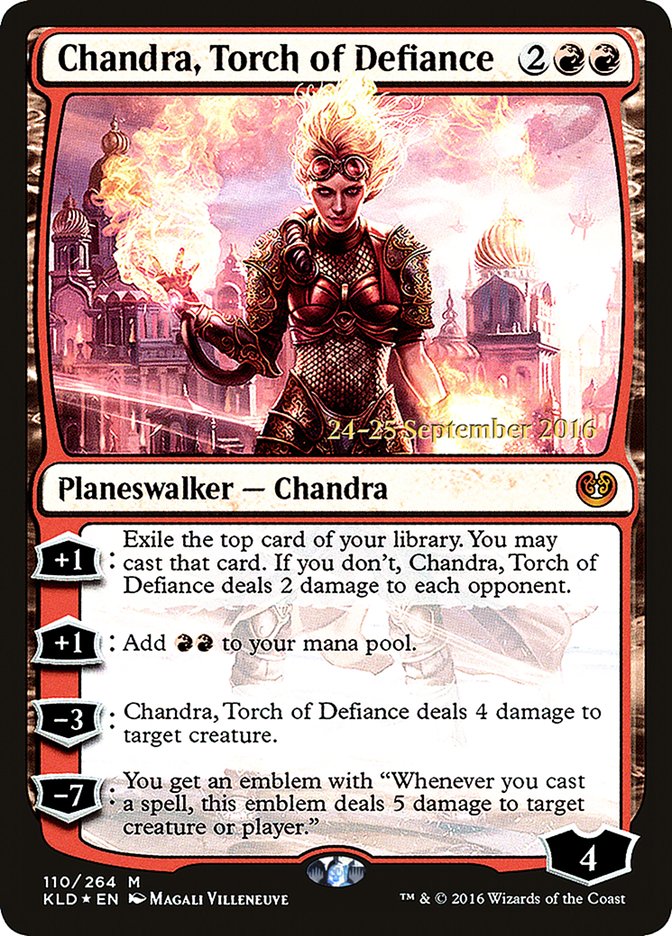 Chandra, Torch of Defiance [Kaladesh Prerelease Promos] | Game Master's Emporium (The New GME)