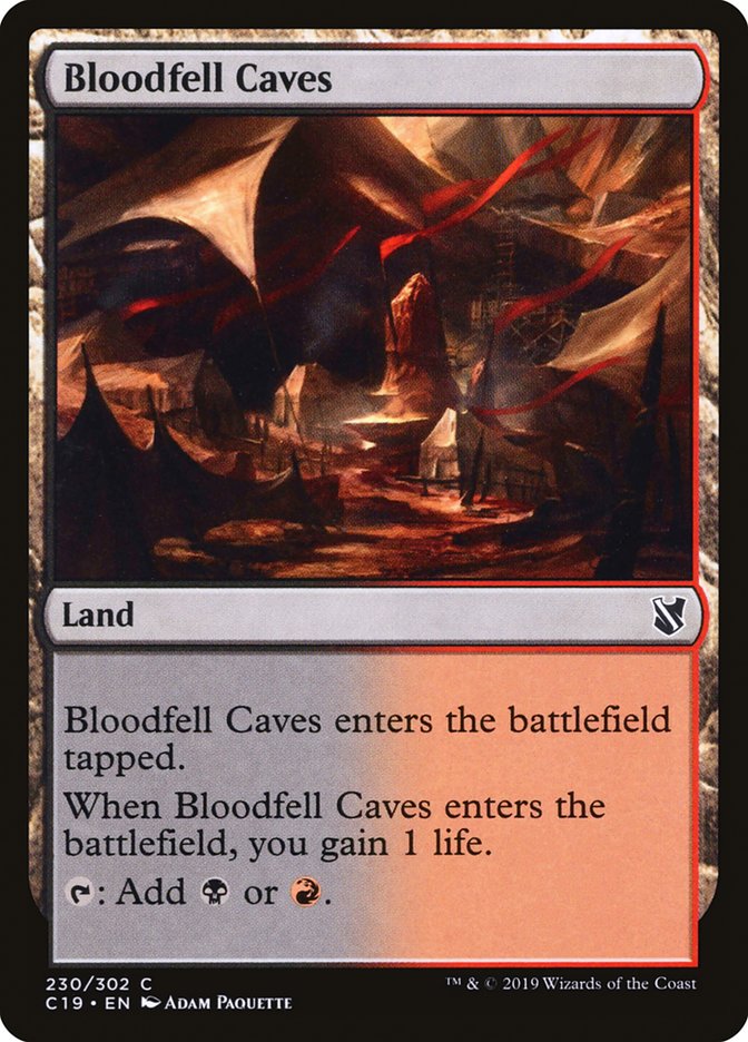 Bloodfell Caves [Commander 2019] | Game Master's Emporium (The New GME)