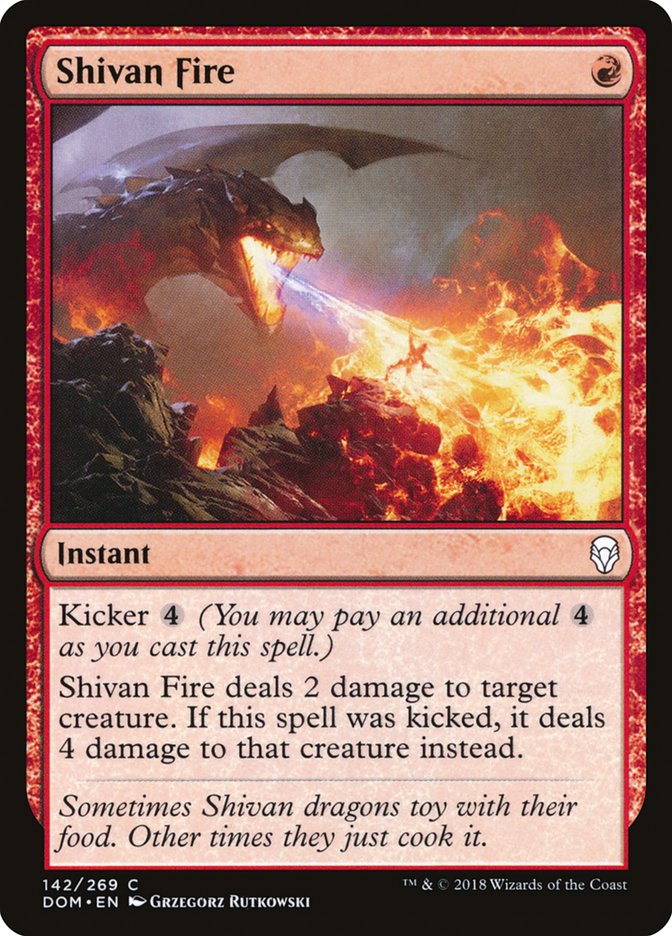 Shivan Fire [Dominaria] | Game Master's Emporium (The New GME)