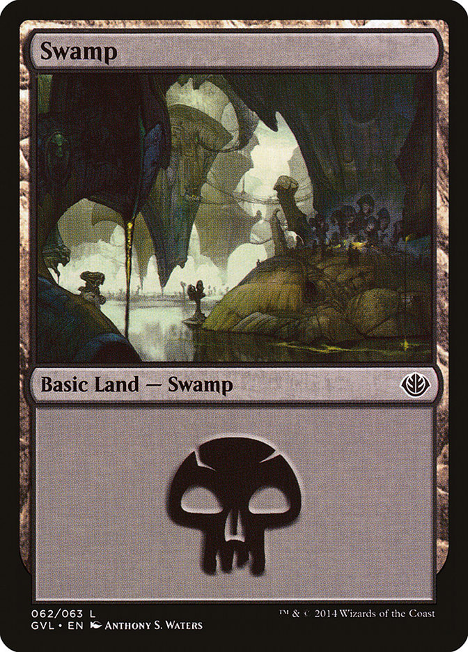 Swamp (62) (Garruk vs. Liliana) [Duel Decks Anthology] | Game Master's Emporium (The New GME)