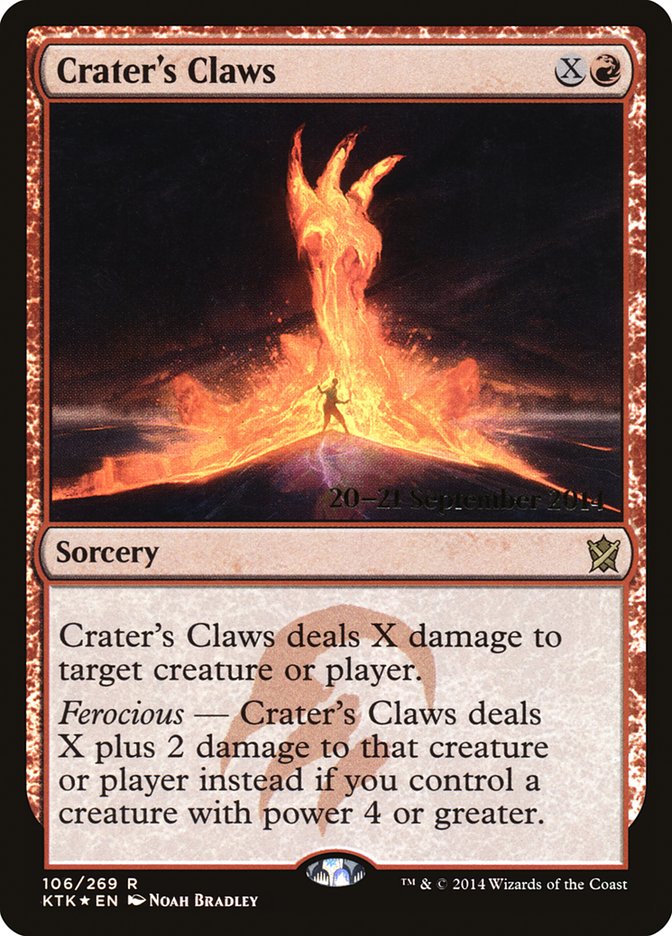 Crater's Claws [Khans of Tarkir Prerelease Promos] | Game Master's Emporium (The New GME)