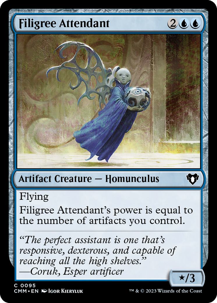 Filigree Attendant [Commander Masters] | Game Master's Emporium (The New GME)