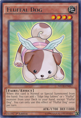 Fluffal Dog [NECH-EN017] Rare | Game Master's Emporium (The New GME)