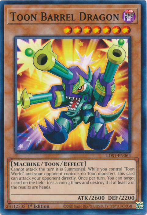 Toon Barrel Dragon [LDS1-EN064] Common | Game Master's Emporium (The New GME)