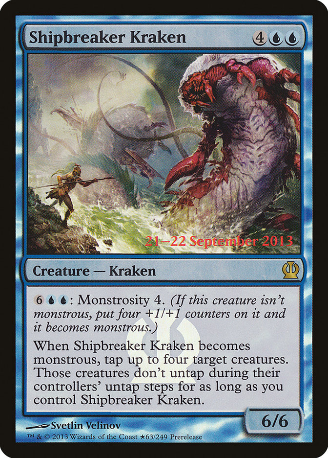 Shipbreaker Kraken [Theros Prerelease Promos] | Game Master's Emporium (The New GME)