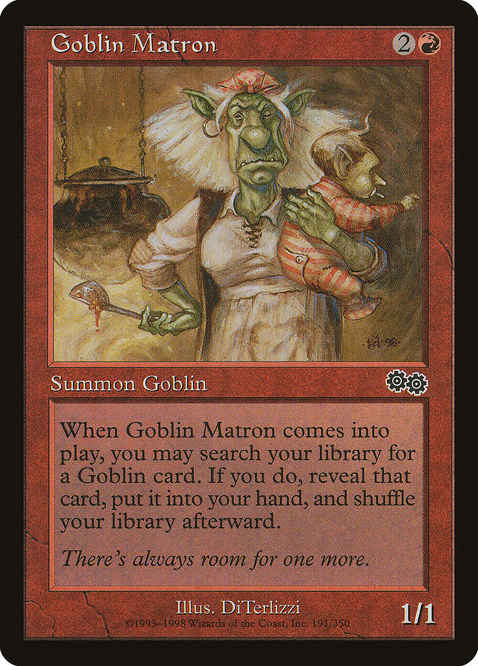 Goblin Matron [Urza's Saga] | Game Master's Emporium (The New GME)