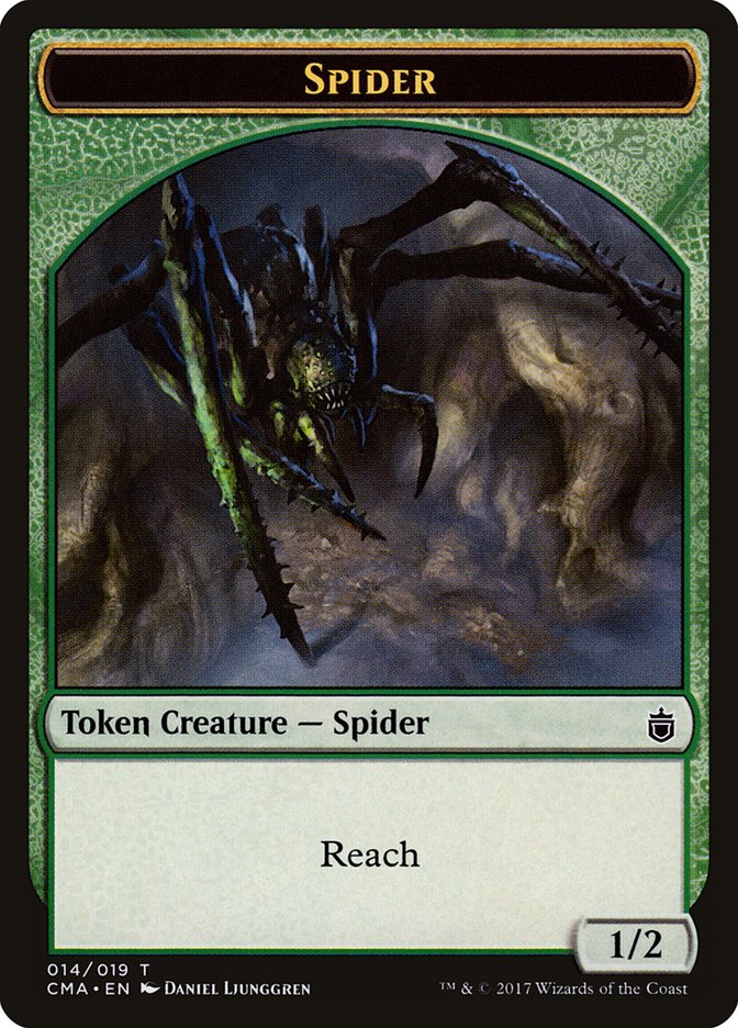 Spider Token [Commander Anthology Tokens] | Game Master's Emporium (The New GME)
