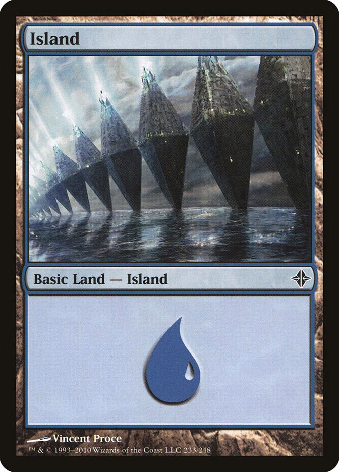 Island (233) [Rise of the Eldrazi] | Game Master's Emporium (The New GME)