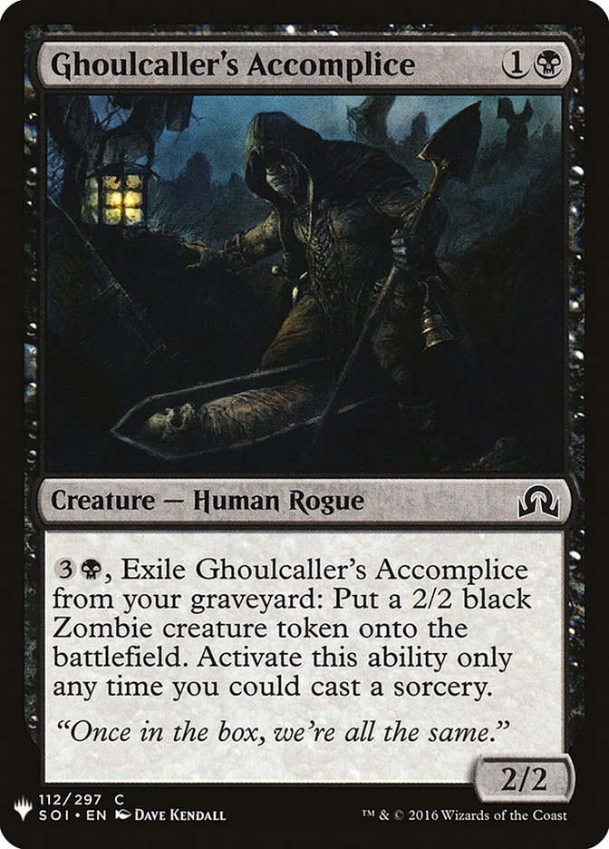 Ghoulcaller's Accomplice [Mystery Booster] | Game Master's Emporium (The New GME)