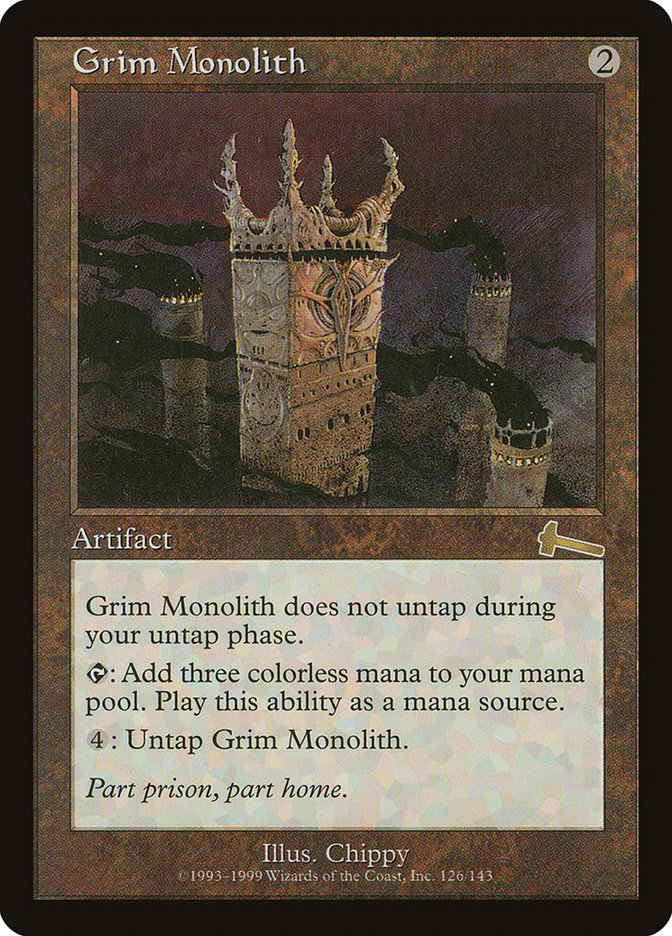 Grim Monolith [Urza's Legacy] | Game Master's Emporium (The New GME)