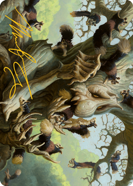 Scurry Oak Art Card (Gold-Stamped Signature) [Modern Horizons 2 Art Series] | Game Master's Emporium (The New GME)