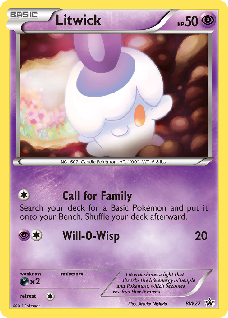 Litwick (BW27) [Black & White: Black Star Promos] | Game Master's Emporium (The New GME)