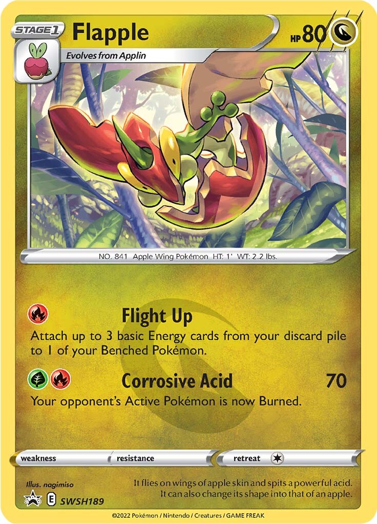 Flapple (SWSH189) [Sword & Shield: Black Star Promos] | Game Master's Emporium (The New GME)
