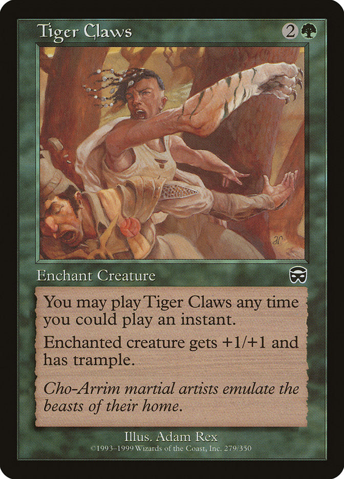 Tiger Claws [Mercadian Masques] | Game Master's Emporium (The New GME)