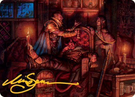 Long Rest Art Card (Gold-Stamped Signature) [Dungeons & Dragons: Adventures in the Forgotten Realms Art Series] | Game Master's Emporium (The New GME)