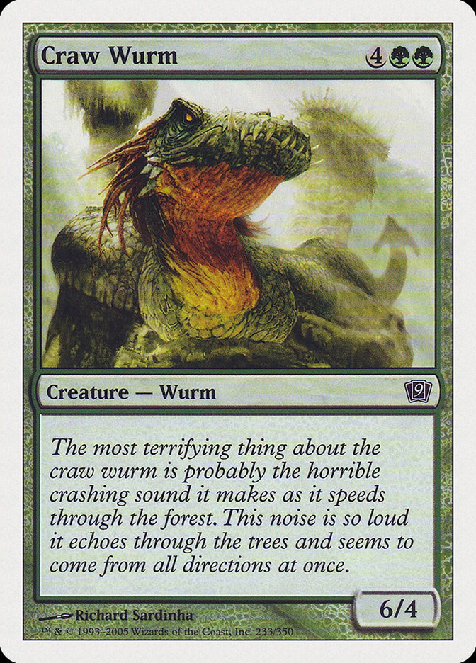 Craw Wurm [Ninth Edition] | Game Master's Emporium (The New GME)