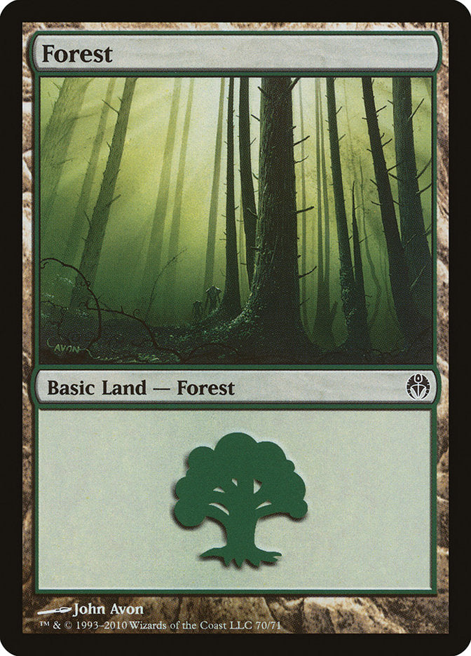 Forest (70) [Duel Decks: Phyrexia vs. the Coalition] | Game Master's Emporium (The New GME)