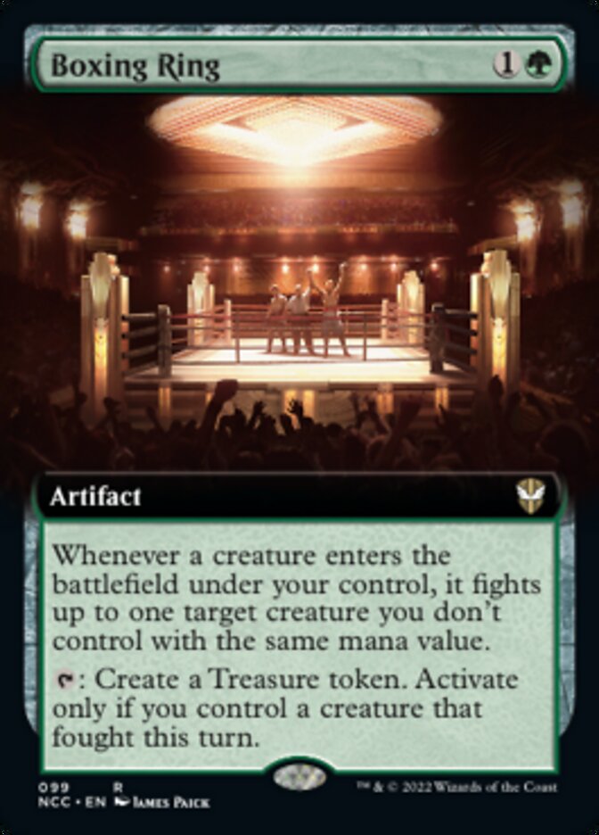 Boxing Ring (Extended Art) [Streets of New Capenna Commander] | Game Master's Emporium (The New GME)