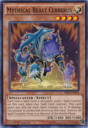 Mythical Beast Cerberus [BP03-EN018] Common | Game Master's Emporium (The New GME)