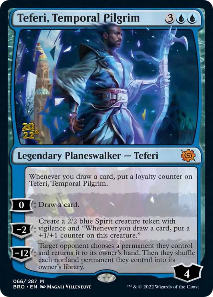 Teferi, Temporal Pilgrim [The Brothers' War Prerelease Promos] | Game Master's Emporium (The New GME)