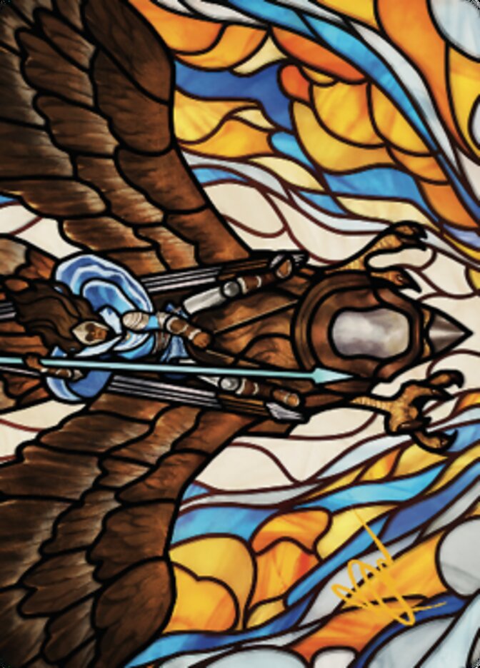 Tura Kennerud, Skyknight Art Card (Gold-Stamped Signature) [Dominaria United Art Series] | Game Master's Emporium (The New GME)