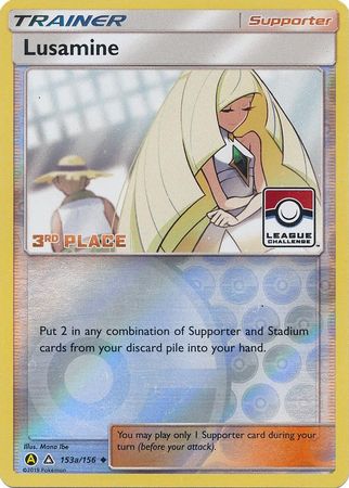 Lusamine (153a/156) (League Challenge Alt Art 3rd Place) [Sun & Moon: Ultra Prism] | Game Master's Emporium (The New GME)