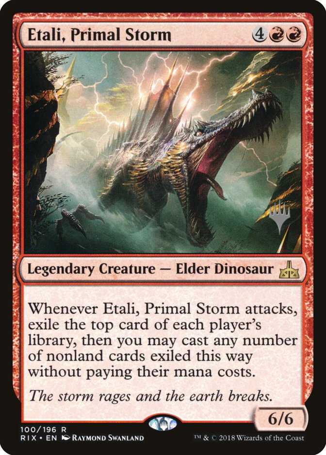 Etali, Primal Storm (Promo Pack) [Rivals of Ixalan Promos] | Game Master's Emporium (The New GME)