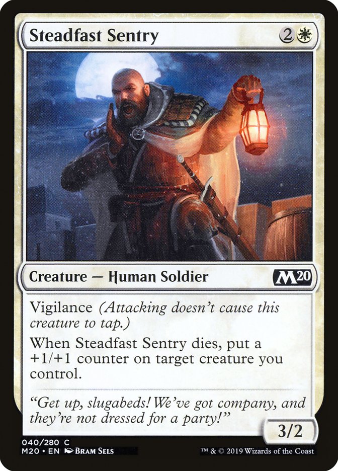 Steadfast Sentry [Core Set 2020] | Game Master's Emporium (The New GME)