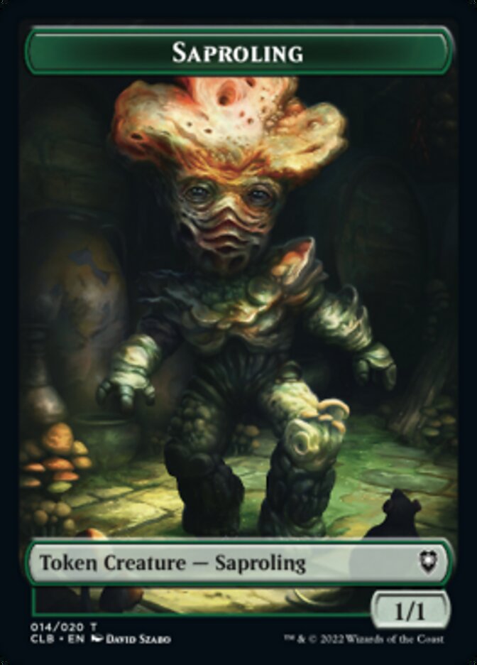 Saproling Token [Commander Legends: Battle for Baldur's Gate Tokens] | Game Master's Emporium (The New GME)