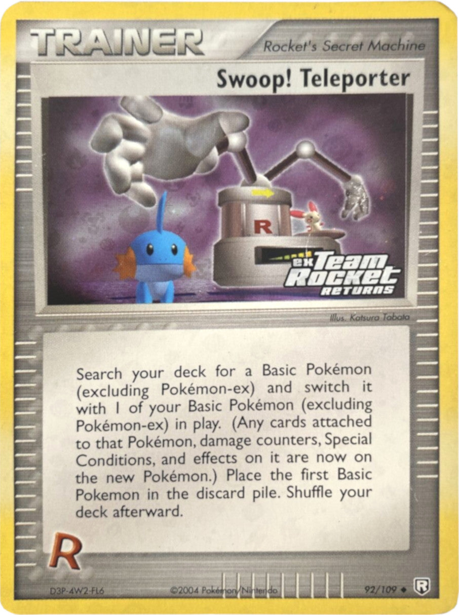 Swoop! Teleporter (92/109) (Stamped) [EX: Team Rocket Returns] | Game Master's Emporium (The New GME)