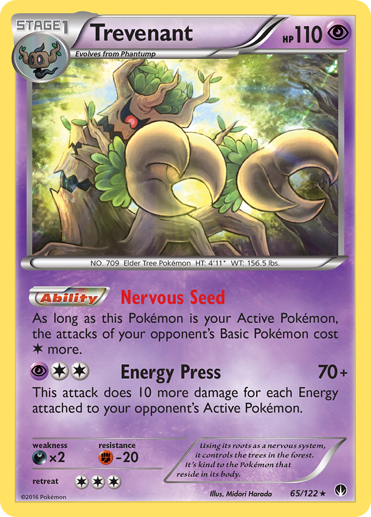 Trevenant (65/122) [XY: BREAKpoint] | Game Master's Emporium (The New GME)