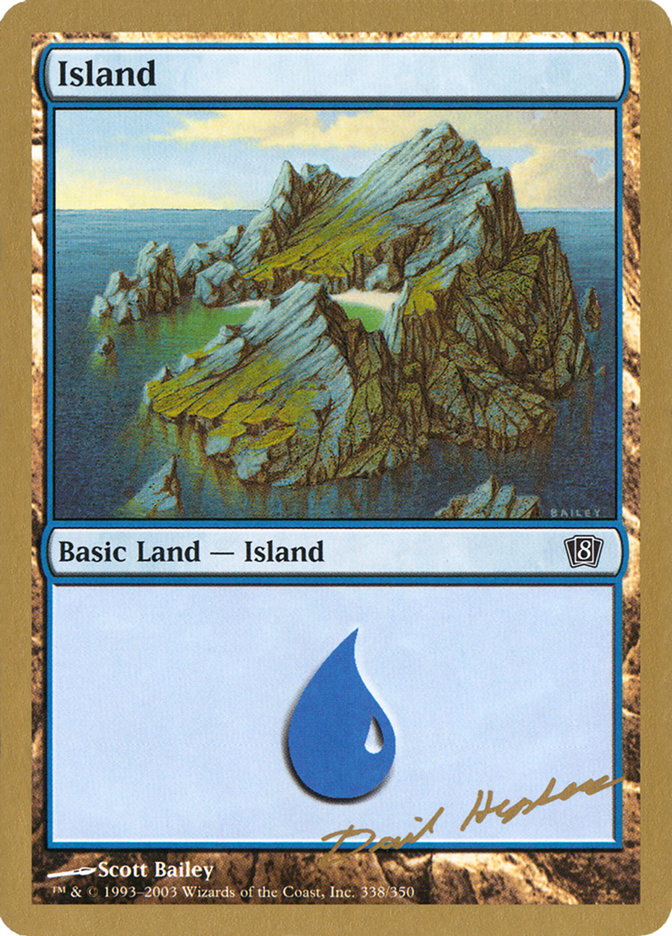 Island (dh338) (Dave Humpherys) [World Championship Decks 2003] | Game Master's Emporium (The New GME)