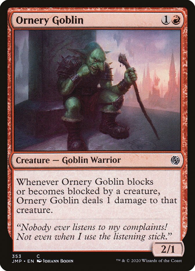 Ornery Goblin [Jumpstart] | Game Master's Emporium (The New GME)