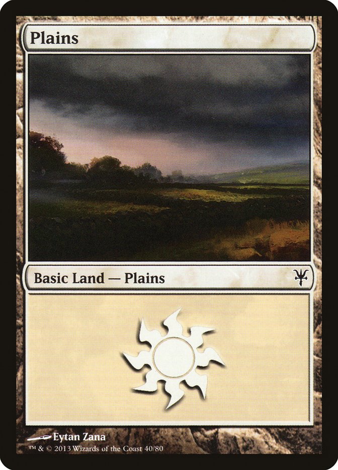 Plains (40) [Duel Decks: Sorin vs. Tibalt] | Game Master's Emporium (The New GME)