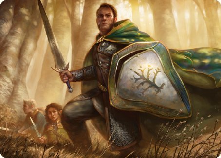 Boromir, Warden of the Tower Art Card [The Lord of the Rings: Tales of Middle-earth Art Series] | Game Master's Emporium (The New GME)