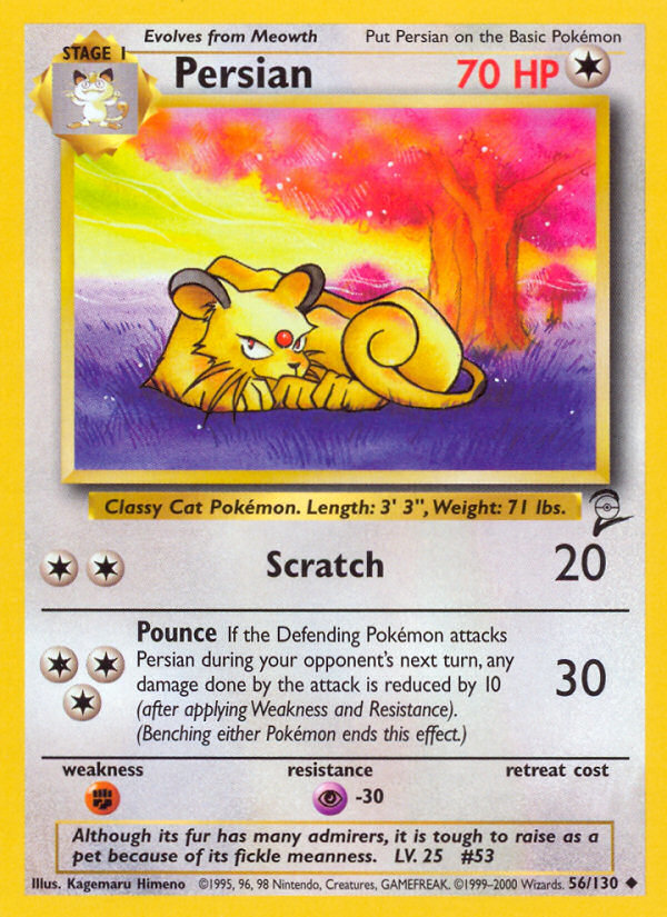 Persian (56/130) [Base Set 2] | Game Master's Emporium (The New GME)