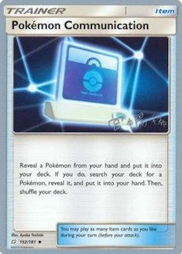Pokemon Communication (152/181) (Pikarom Judge - Haruki Miyamoto) [World Championships 2019] | Game Master's Emporium (The New GME)