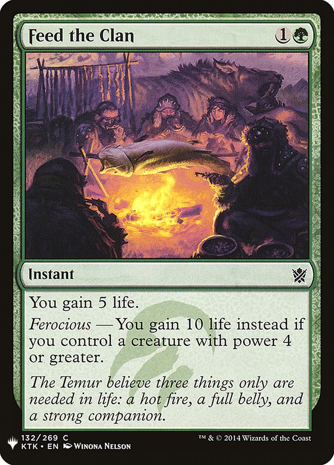 Feed the Clan [Mystery Booster] | Game Master's Emporium (The New GME)