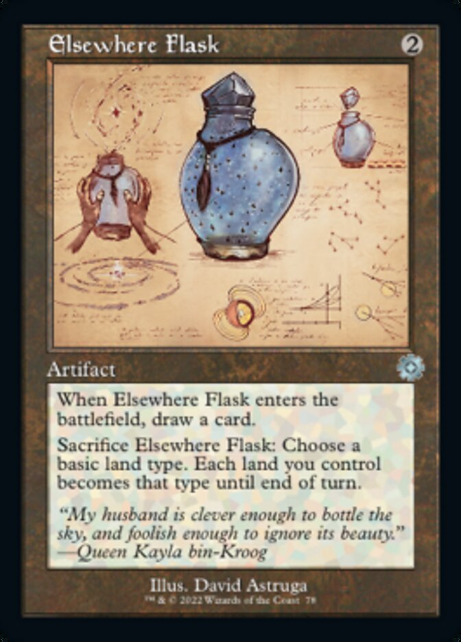 Elsewhere Flask (Retro Schematic) [The Brothers' War Retro Artifacts] | Game Master's Emporium (The New GME)