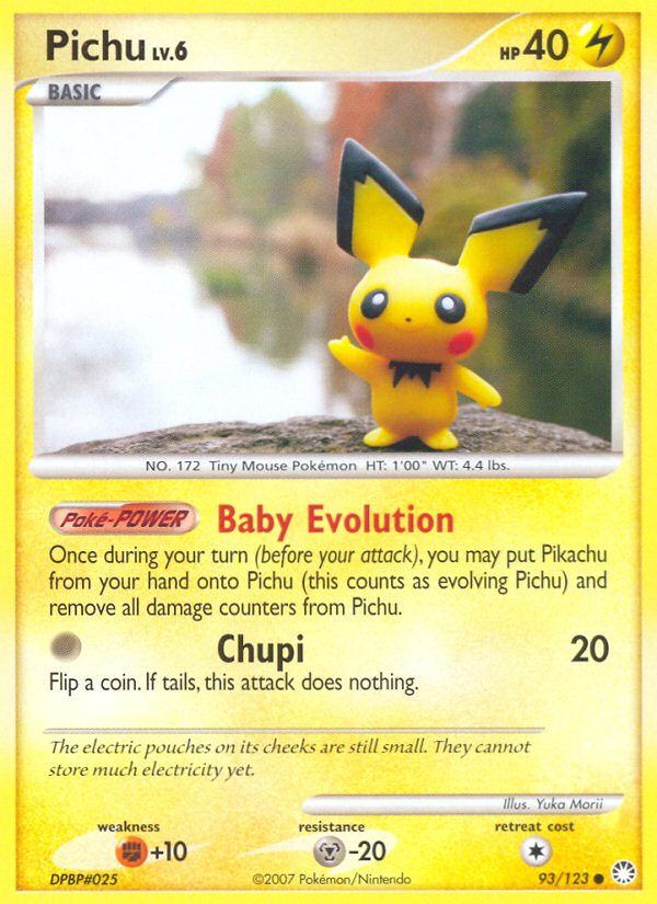 Pichu (93/123) [Diamond & Pearl: Mysterious Treasures] | Game Master's Emporium (The New GME)